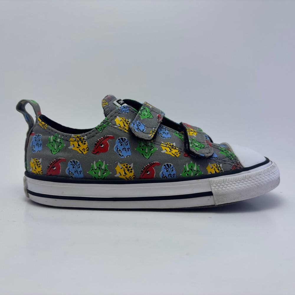 CONVERSE All Star Dinosaur Print Shoes Size Toddlers 9C